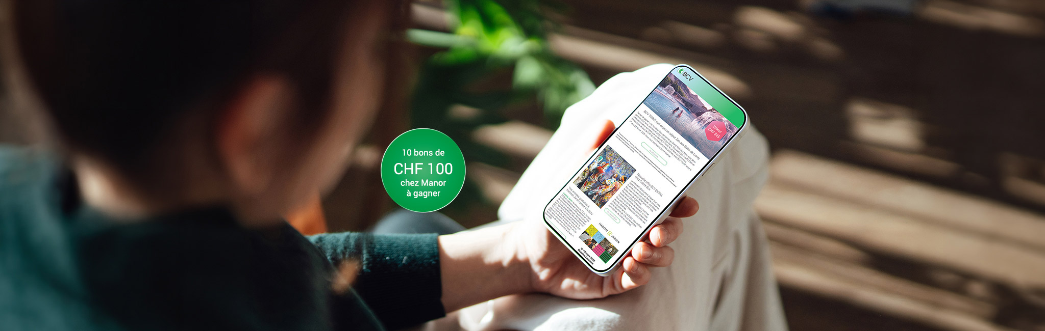 Page d'accueil - section particulier