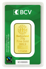 Image lingot d'or 20 grammes